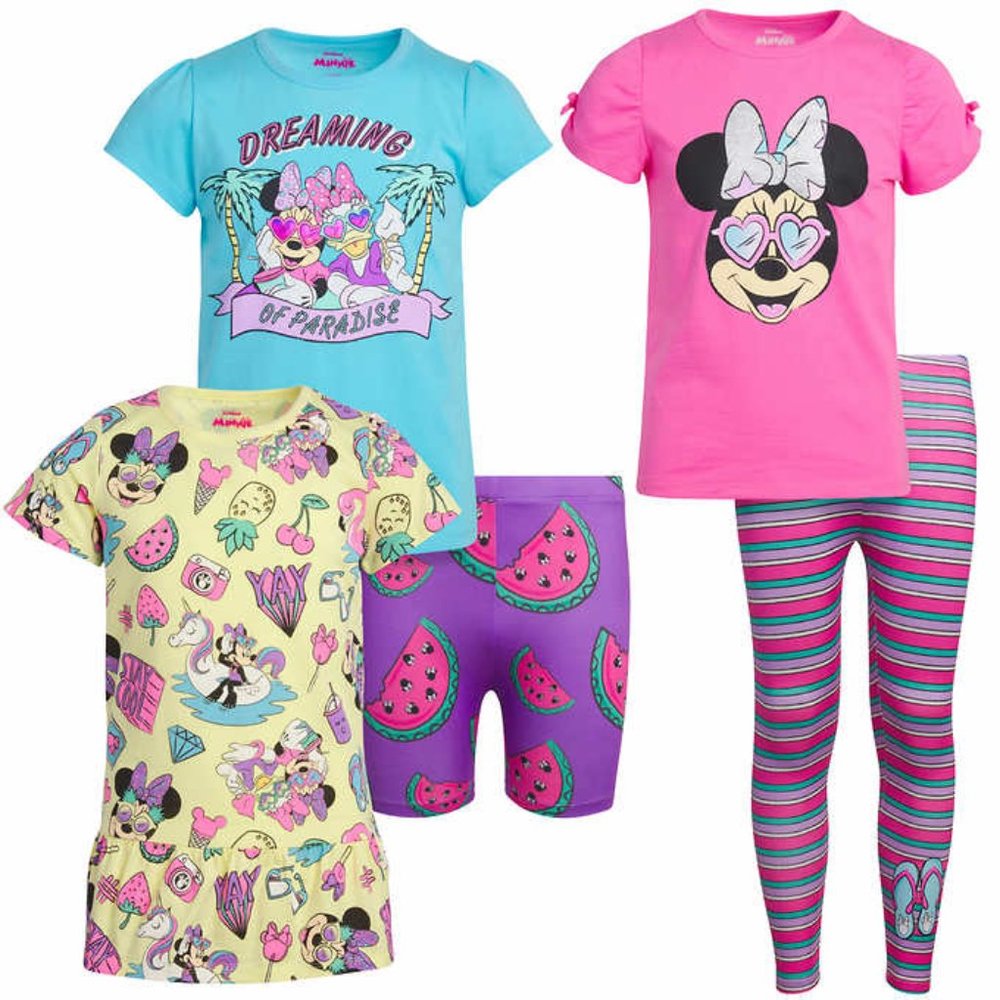 New! Disney Minnie Mouse Girls Kids' 5-piece Set Princess Select Style Size nwt!